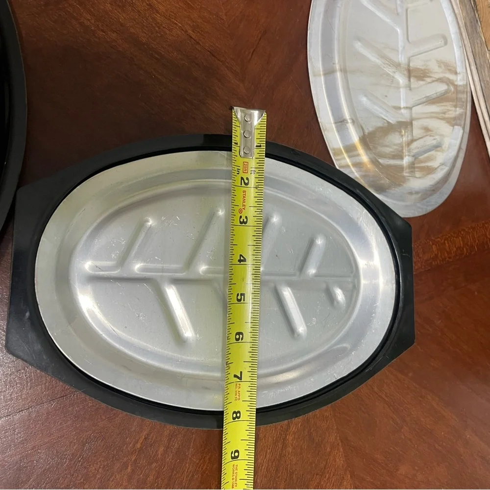 Nordic Ware sizzler steak platters 2 sets
